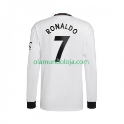 Camisola Manchester United Ronaldo 7 Homem Equipamento Segundo 2022-2023 Manga Comprida